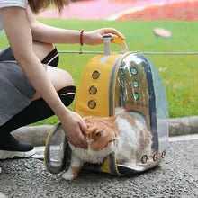 Astronaut Window Cat Backpack